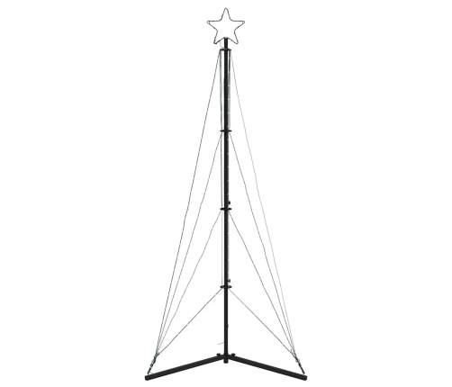 vidaXL Ziemassvētku eglītes gaismiņas, 363 LED, zila, 180 cm