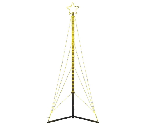 Led Ziemassvētku Eglīte 483 Led Silti Balta 240 Cm Vidaxl