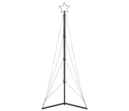 Led Ziemassvētku Eglīte 483 Led Zila 240 Cm Vidaxl