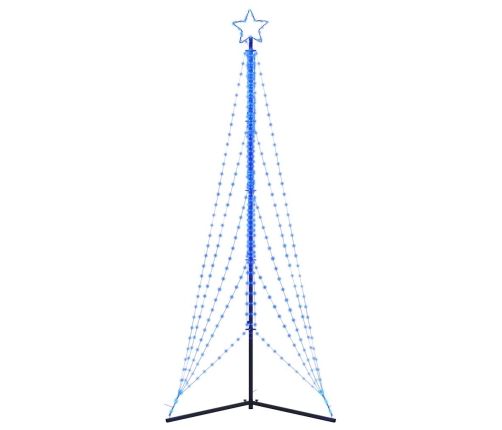 vidaXL Ziemassvētku eglītes gaismiņas, 525 LED, zilas, 300 cm