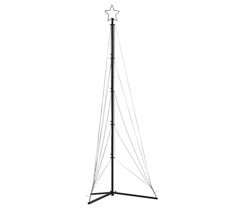 vidaXL Ziemassvētku eglītes gaismiņas, 525 LED, krāsainas, 300 cm