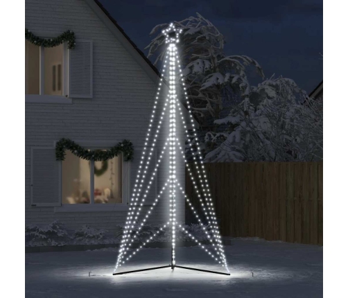 Ziemassvētku Eglītes Gaismiņas, 615 Led, Vēsi Baltas, 400 Cm Vidaxl