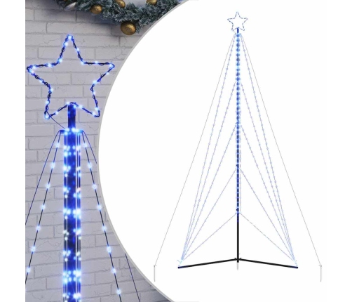 Ziemassvētku Eglītes Gaismiņas, 615 Led, Zilas, 400 Cm Vidaxl