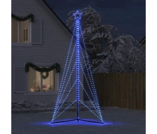 Ziemassvētku Eglītes Gaismiņas, 615 Led, Zilas, 400 Cm Vidaxl