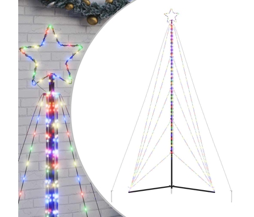 Ziemassvētku Eglītes Gaismiņas, 615 Led, Krāsainas, 400 Cm Vidaxl