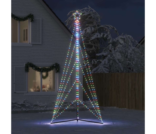 Ziemassvētku Eglītes Gaismiņas, 615 Led, Krāsainas, 400 Cm Vidaxl