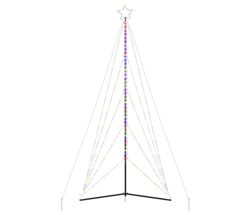 Ziemassvētku Eglītes Gaismiņas, 615 Led, Krāsainas, 400 Cm Vidaxl