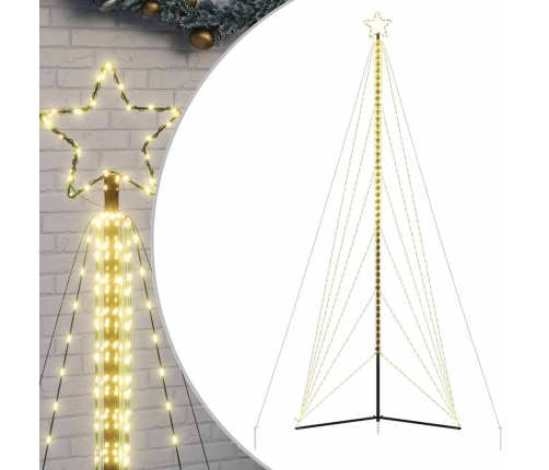 vidaXL Ziemassvētku eglītes gaismiņas, 861 LED, silti baltas, 480 cm