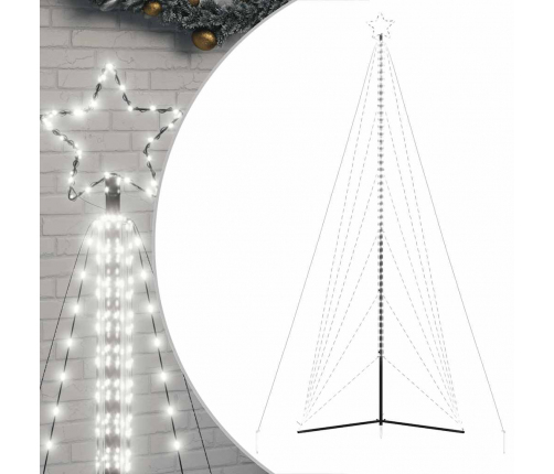 vidaXL Ziemassvētku eglītes gaisma 861 LED auksti balts 480 cm