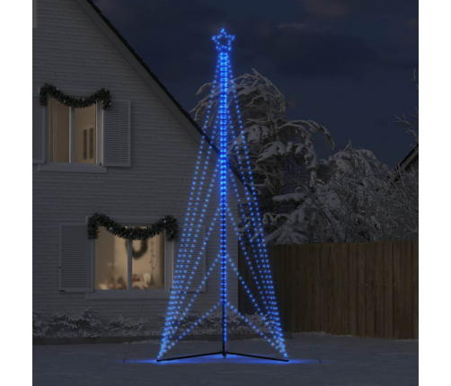 vidaXL Ziemassvētku eglītes gaismiņas, 861 LED, zilas, 480 cm