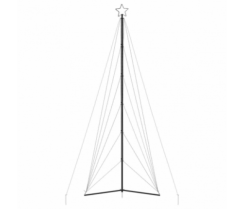 vidaXL Ziemassvētku eglītes gaismiņas, 861 LED, krāsainas, 480 cm