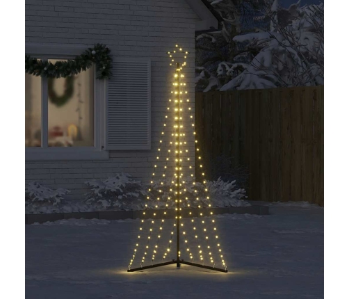 vidaXL Ziemassvētku eglītes gaismiņas, 339 LED, silti baltas, 187 cm