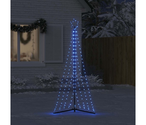 vidaXL Ziemassvētku eglītes gaismiņas, 339 LED, zila, 180 cm