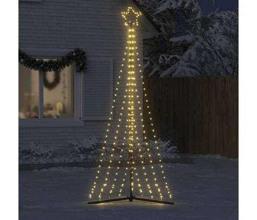 vidaXL Ziemassvētku eglītes gaismiņas, 447 LED, silti baltas, 250 cm