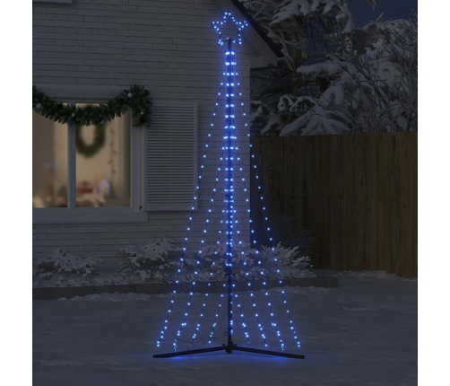 Ziemassvētku Eglītes Gaismiņas, 447 Led, Zilas, 250 Cm Vidaxl