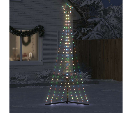 Ziemassvētku Eglītes Gaismiņas, 447 Led, Krāsains, 250 Cm Vidaxl