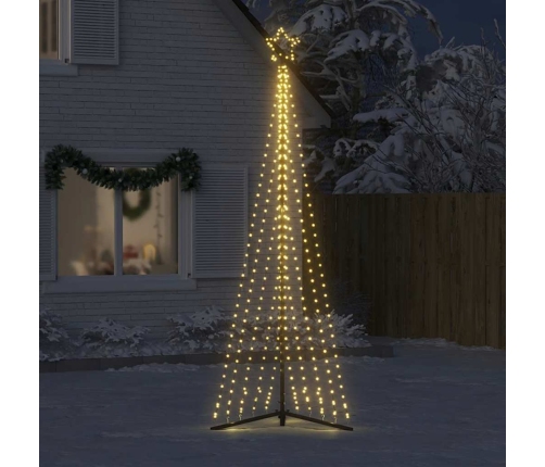 Ziemassvētku Eglītes Gaismiņas, 495 Led, Silti Baltas, 300 Cm Vidaxl