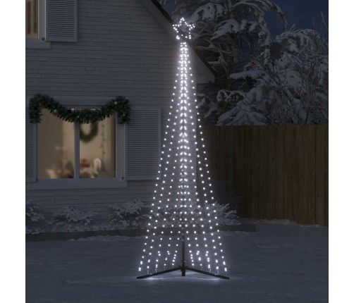 Ziemassvētku Eglītes Gaismiņas, 495 Led, Vēsi Baltas, 300 Cm Vidaxl