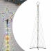 vidaXL Ziemassvētku eglītes gaismiņas, 495 LED, krāsainas, 300 cm