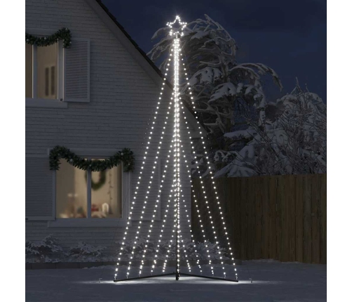 Ziemassvētku Eglītes Gaismiņas, 570 Led, Vēsi Baltas, 400 Cm Vidaxl