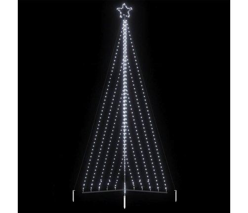 Ziemassvētku Eglītes Gaismiņas, 570 Led, Vēsi Baltas, 400 Cm Vidaxl