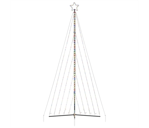 Ziemassvētku Eglītes Gaismiņas, 570 Led, Krāsainas, 400 Cm Vidaxl