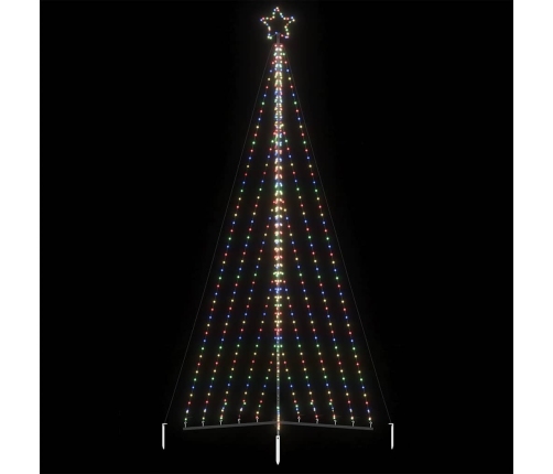 Ziemassvētku Eglītes Gaismiņas, 570 Led, Krāsainas, 400 Cm Vidaxl