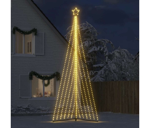 vidaXL Ziemassvētku eglītes gaismiņas, 789 LED, silti baltas, 480 cm