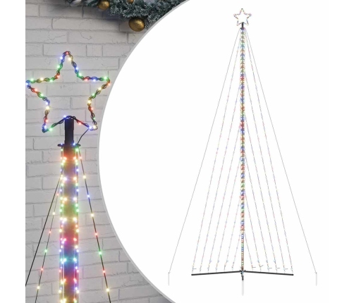 vidaXL Ziemassvētku eglītes gaismiņas, 789 LED, krāsainas, 480 cm