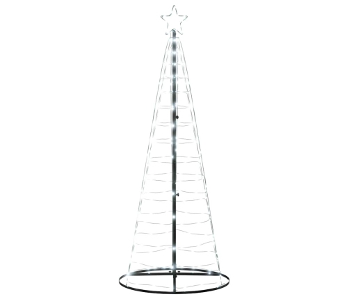 vidaXL Ziemassvētku eglītes dekorācija, 200 LED, vēsi baltas, 182 cm