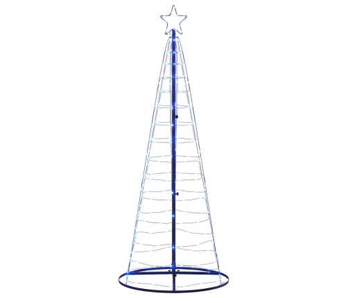 Led Ziemassvētku Eglīte 200 Led Zila 182 Cm Vidaxl