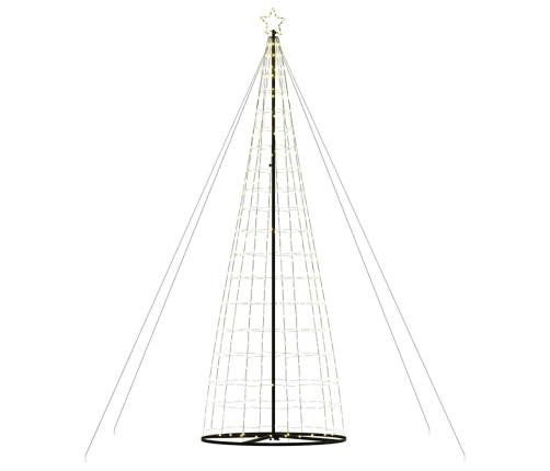 Led Ziemassvētku Eglīte 1534 Led Silti Balta 503 Cm Vidaxl