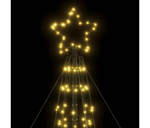 Led Ziemassvētku Eglīte 1534 Led Silti Balta 503 Cm Vidaxl