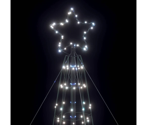 Led Ziemassvētku Eglīte 1534 Led Auksti Balta 503 Cm Vidaxl