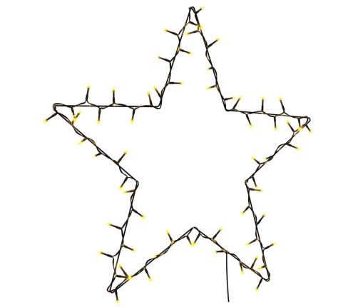 Ziemassvētku Gaismas Star Silhouette 80 Gaismas Diodes Vidaxl
