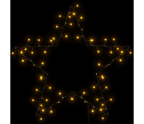 Ziemassvētku Gaismas Star Silhouette 80 Gaismas Diodes Vidaxl