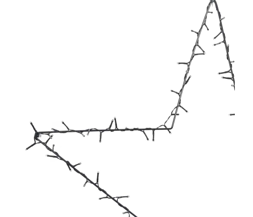 Ziemassvētku Gaismas Star Silhouette 80 Gaismas Diodes Vidaxl