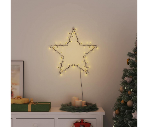Ziemassvētku Gaismas Star Silhouette 80 Gaismas Diodes Vidaxl