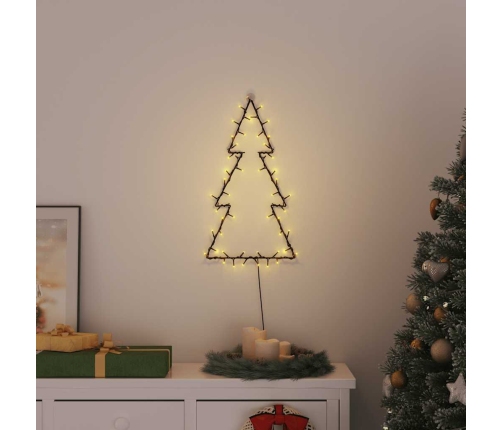 Ziemassvētku Gaismas Ziemassvētku Eglītes Siluets 80 Led Vidaxl