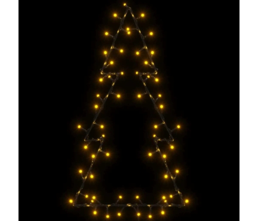 Ziemassvētku Gaismas Ziemassvētku Eglītes Siluets 80 Led Vidaxl