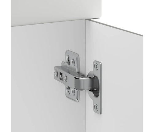 vidaXL virtuves apakšējai skapītis, Kalmar, balts, inženierijas koks