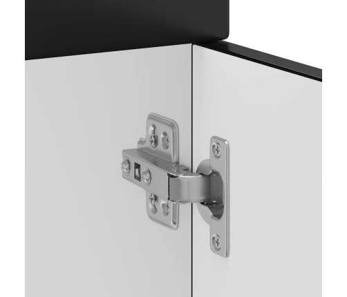 Virtuves Apakšējai Skapītis, Kalmar, Melns, Inženierijas Koks Vidaxl