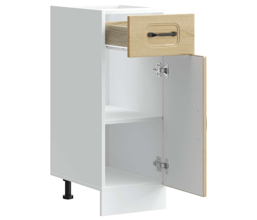 vidaXL virtuves apakšējai skapītis, Kalmar, ozolkoka