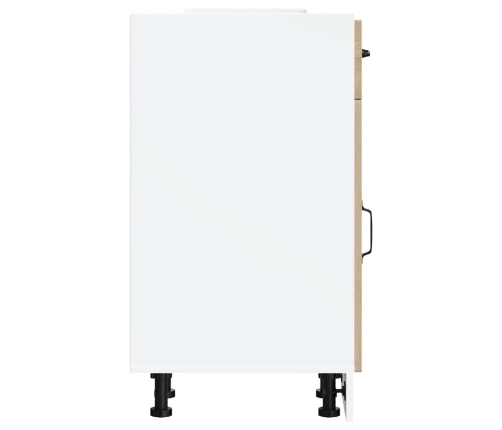 vidaXL virtuves apakšējai skapītis, Kalmar, ozolkoka