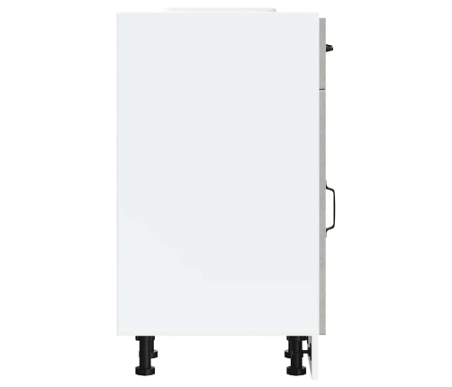 vidaXL virtuves apakšējai skapītis, Kalmar, betona pelēks