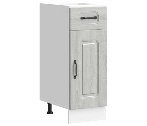 vidaXL virtuves apakšējai skapītis, Kalmar, pelēka koka