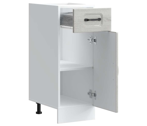 vidaXL virtuves apakšējai skapītis, Kalmar, pelēka koka