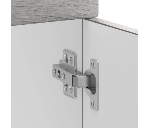 vidaXL virtuves apakšējai skapītis, Kalmar, pelēka koka