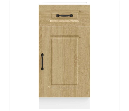 Virtuves Apakšējai Skapītis, Kalmar, Ozolkoka Vidaxl