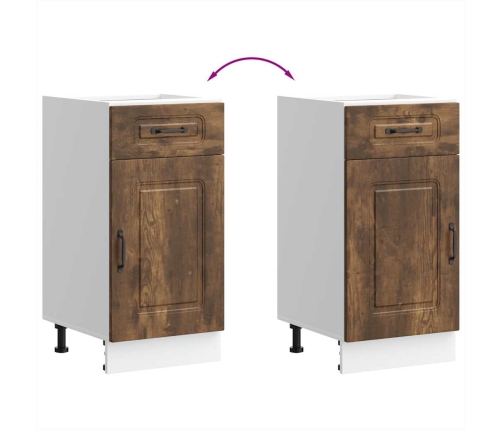 Virtuves Apakšējai Skapītis, Kalmar, Ozola Krāsa Vidaxl